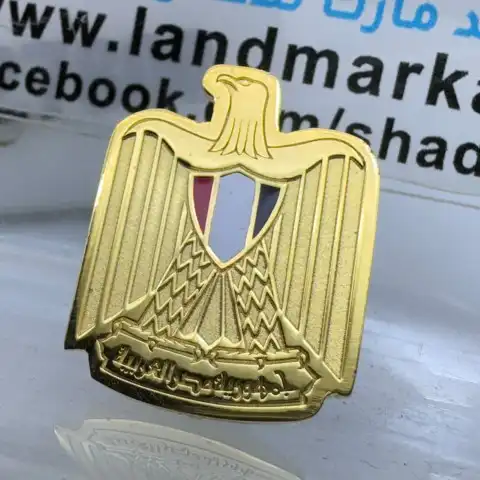 Eagle suit pin Egyptian flag دبوس بدلة بشعار نسر علم مصر