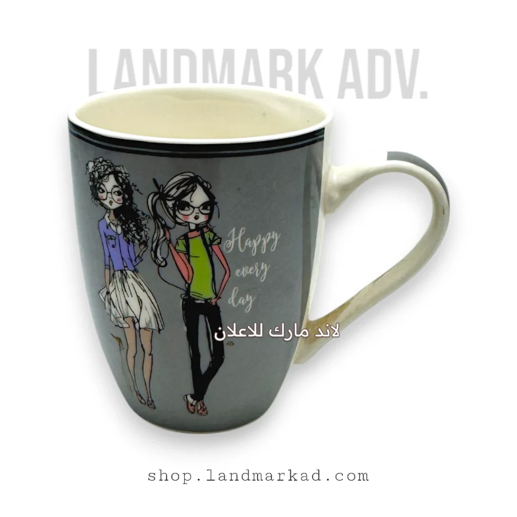 2 GIRLS Print coffee mug