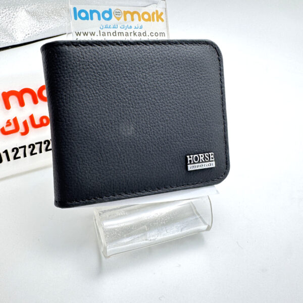 Pocket horse wallet, black