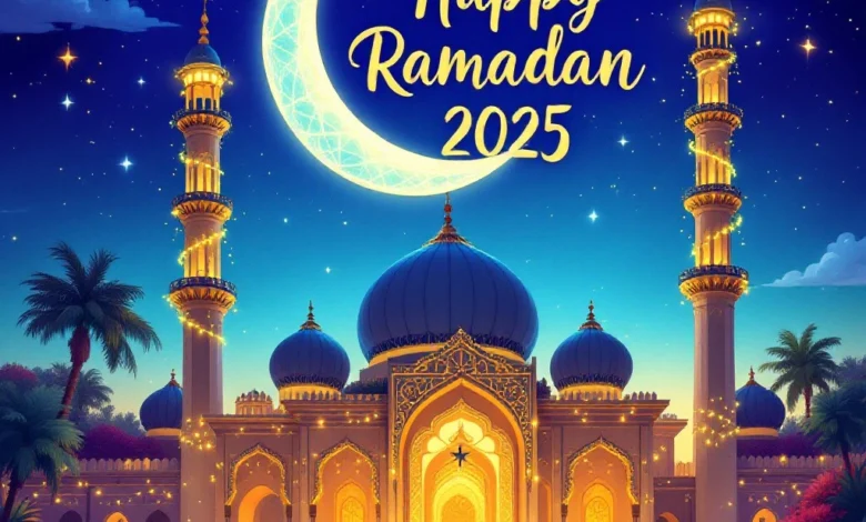 أجمل عبارات التهنئة بشهر رمضان 2025