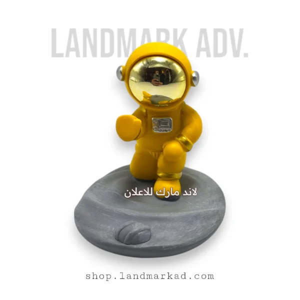 Astronaut design mobile holder -yellow