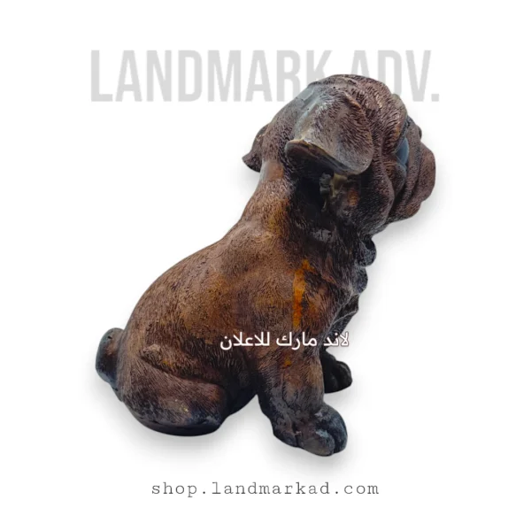 Wooden Retriever Dog Statue