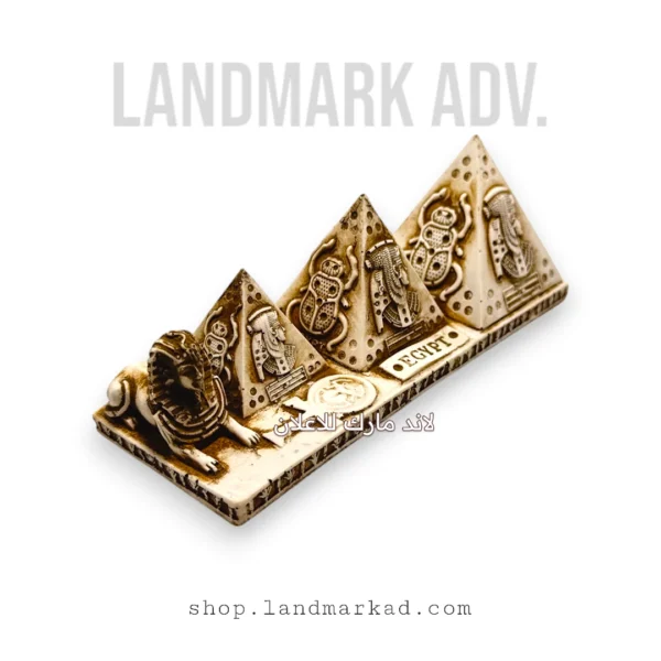 egyptian pyramids with sphinx desk gift