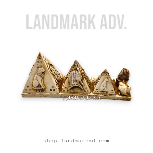 egyptian pyramids with sphinx desk gift